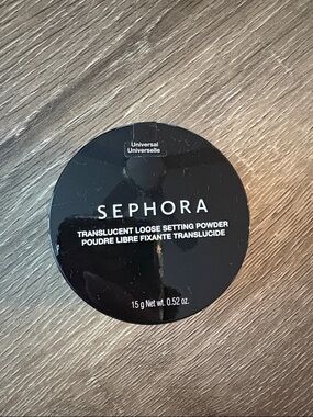 Sephora Translucent Loose Setting Powder.